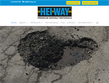 Tablet Screenshot of hei-way.com